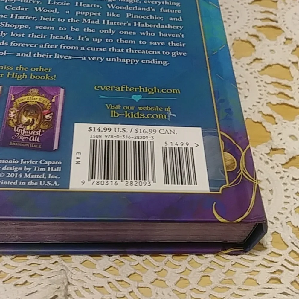 Ever After High Book 3, A Wonderlandiful World, Shannon Hale
